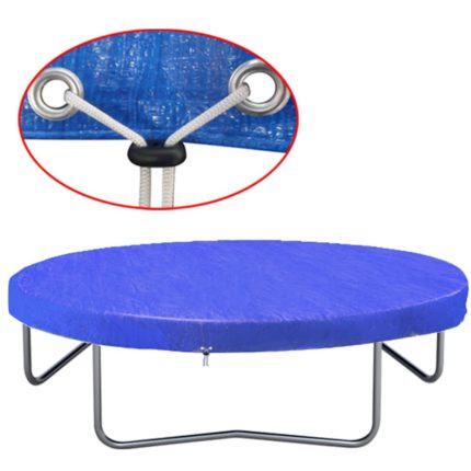 vidaXL Trampolinetrekk PE 300 cm 90 g/m²