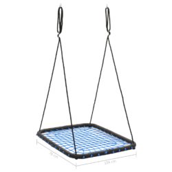 vidaXL Huske 104×76 cm 200 kg blå