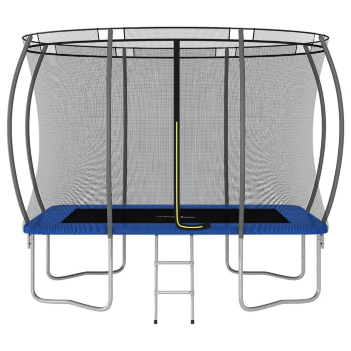 vidaXL Trampolinesett rektangulær 274x183x76 cm 150 kg