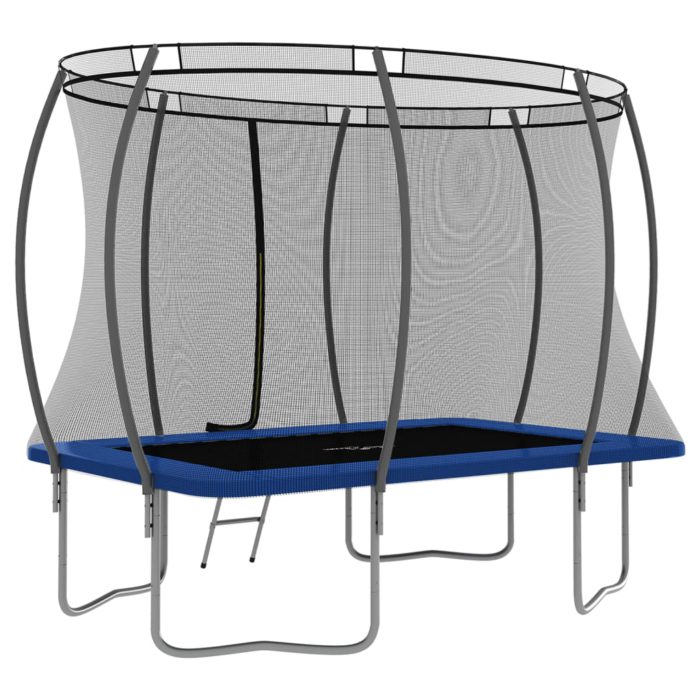 vidaXL Trampolinesett rektangulær 274x183x76 cm 150 kg