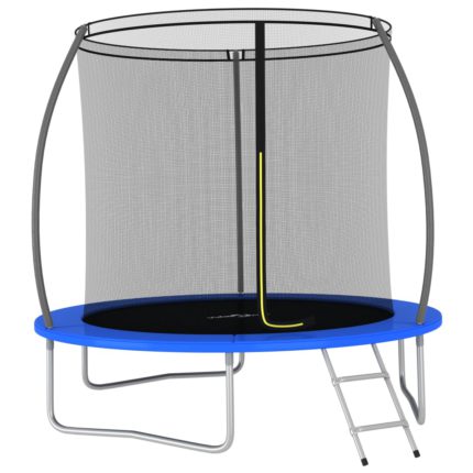 vidaXL Trampolinesett rund 244×55 cm 100 kg