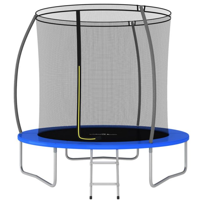 vidaXL Trampolinesett rund 244×55 cm 100 kg