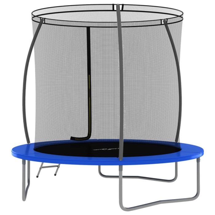 vidaXL Trampolinesett rund 244×55 cm 100 kg