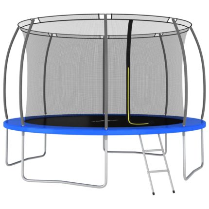 vidaXL Trampolinesett rund 366×80 cm 150 kg