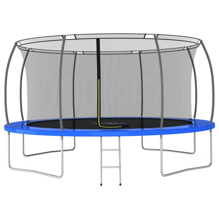 vidaXL Trampolinesett rund 460×80 cm 150 kg