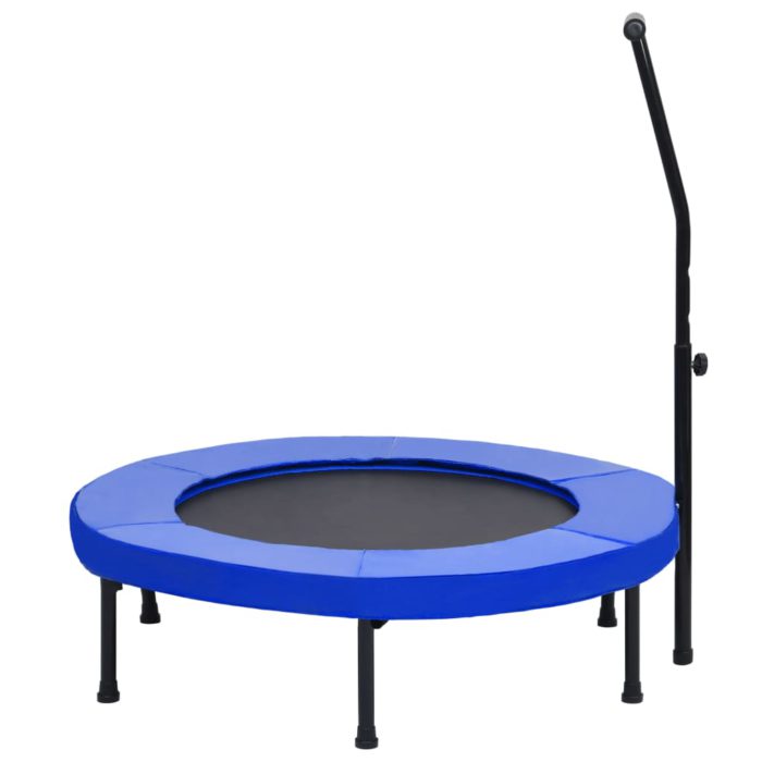 vidaXL Trim-trampoline med håndtak og sikkerhetspute 102 cm