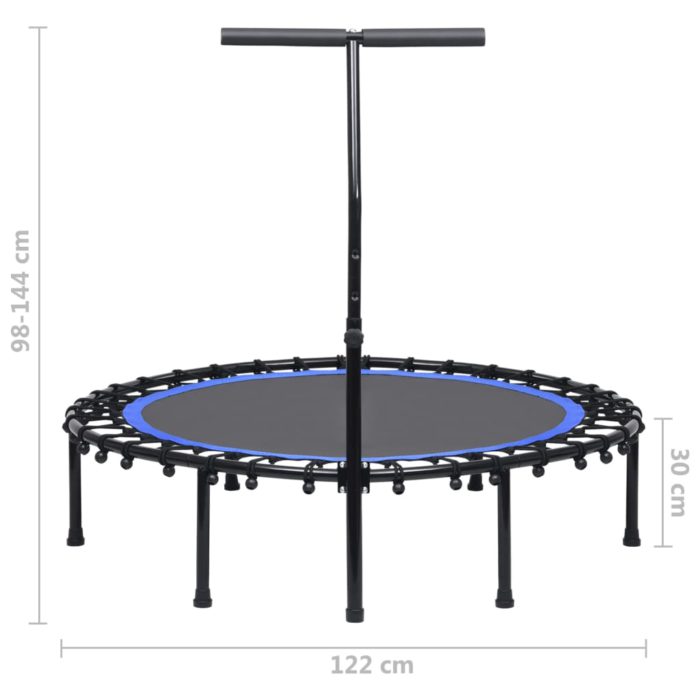 vidaXL Trim-trampoline med håndtak 122 cm