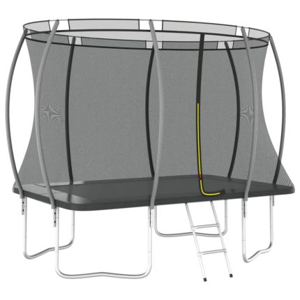 vidaXL Trampolinesett rektangulær 274x183x76 cm 150 kg