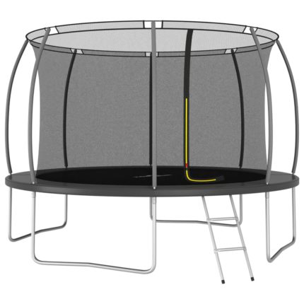 vidaXL Trampolinesett rund 366×80 cm 150 kg