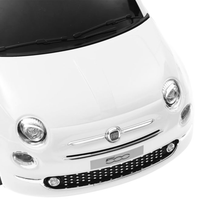 vidaXL Elbil for barn Fiat 500 hvit