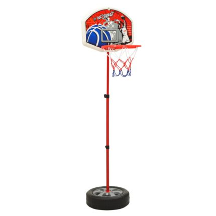 vidaXL Basketballsett for barn justerbart 120 cm