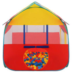 vidaXL Leketelt med 550 baller 123x120x126 cm