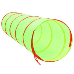 vidaXL Leketunnel for barn med 250 baller grønn 175 cm polyester