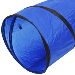 vidaXL Hundetunnel blå Ø 40×200 cm polyester