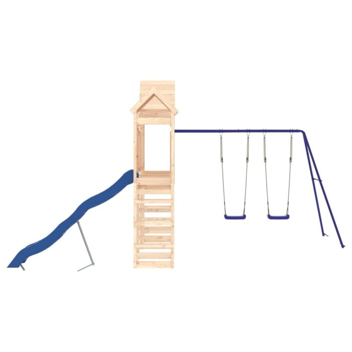 vidaXL Utendørs lekesett heltre furu
