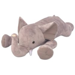 vidaXL Lekeelefant plysj XXL 120 cm