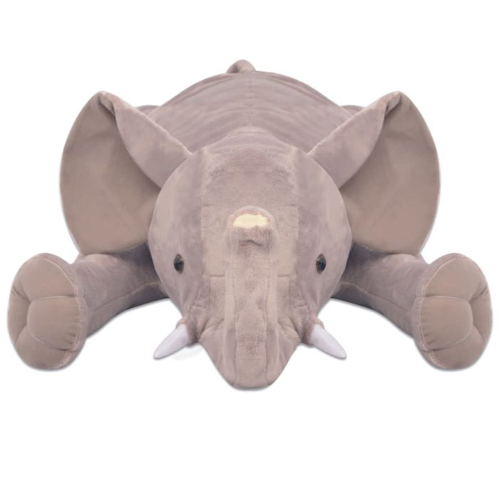 vidaXL Lekeelefant plysj XXL 120 cm