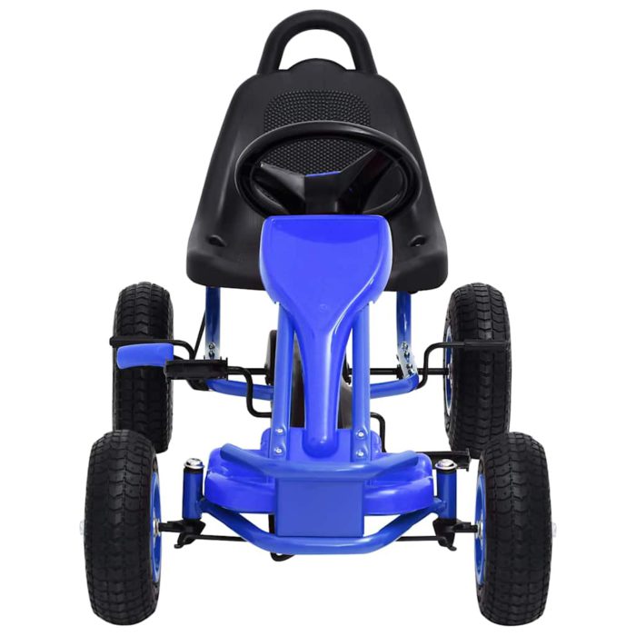 vidaXL Pedal-go-kart med pneumatiske dekk blå