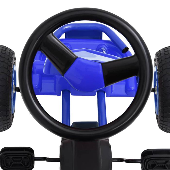 vidaXL Pedal-go-kart med pneumatiske dekk blå
