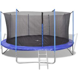 vidaXL Trampolinesett 5 deler 4,57 m