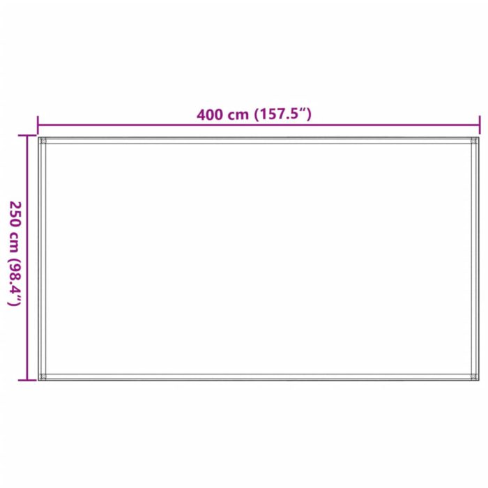vidaXL Teltteppe 250×400 cm antrasitt