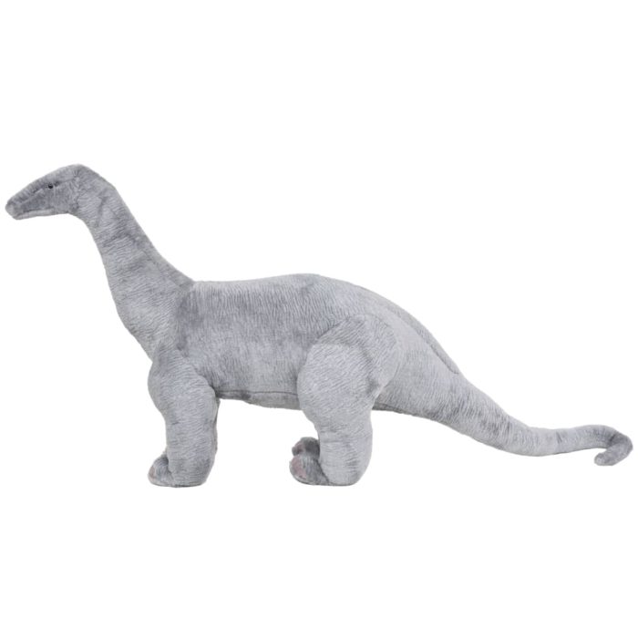 vidaXL Stående lekedinosaur brachiosaurus grå XXL