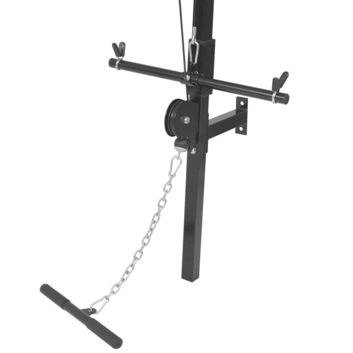vidaXL Veggmontert hjemmegym med 2 stenger