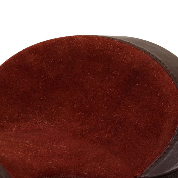 vidaXL Westernsal, hodelag & brystsele ekte lær 16″ brun