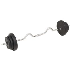 vidaXL Vektstang- og manualsett 30 kg