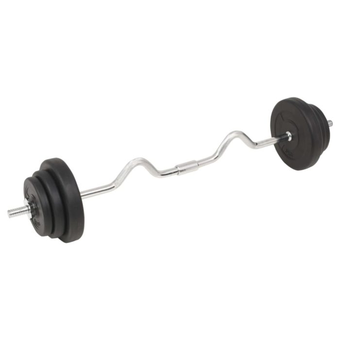 vidaXL Vektstang- og manualsett 30 kg