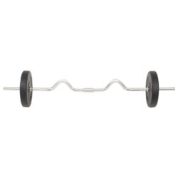 vidaXL Vektstang- og manualsett 30 kg