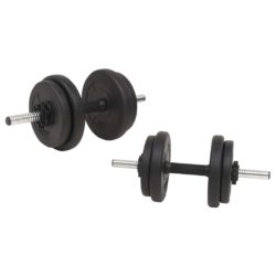vidaXL Vektstang- og manualsett 30 kg