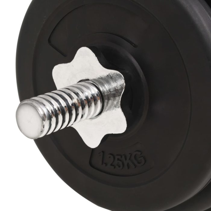 vidaXL Vektstang- og manualsett 30 kg
