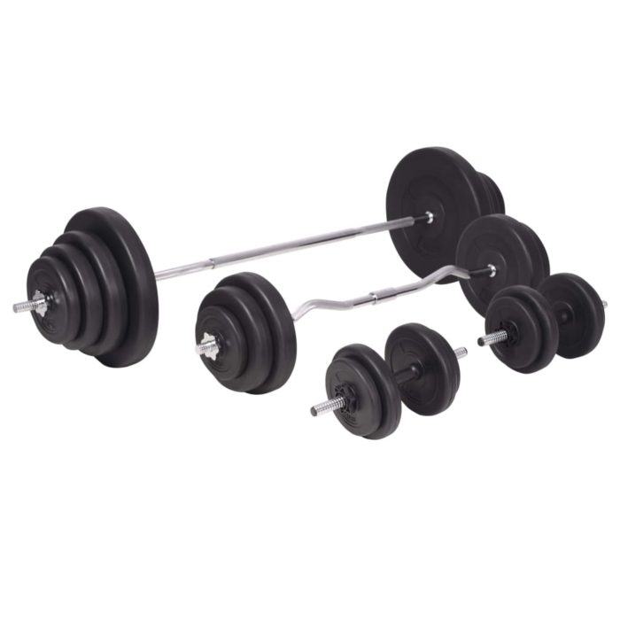 vidaXL Vektstang- og manualsett 120 kg