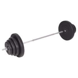 vidaXL Vektstang- og manualsett 120 kg