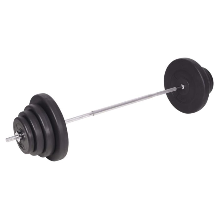 vidaXL Vektstang- og manualsett 120 kg