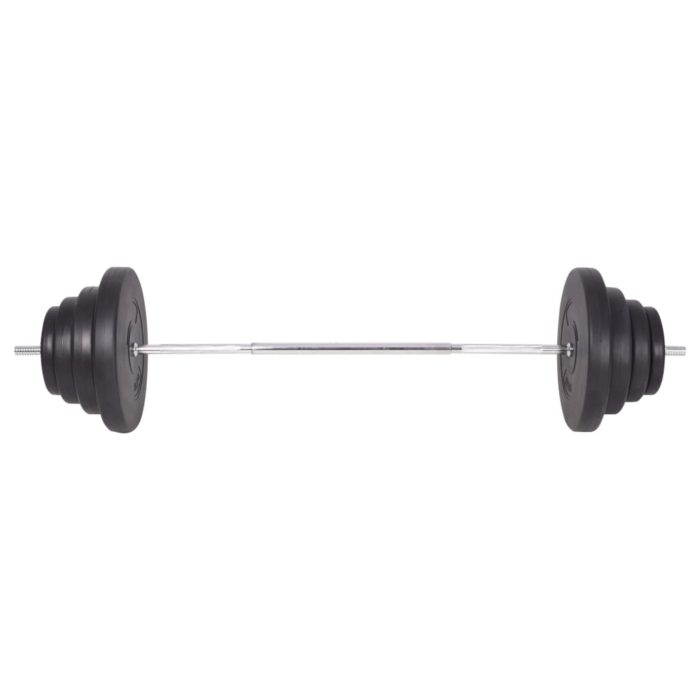 vidaXL Vektstang- og manualsett 120 kg