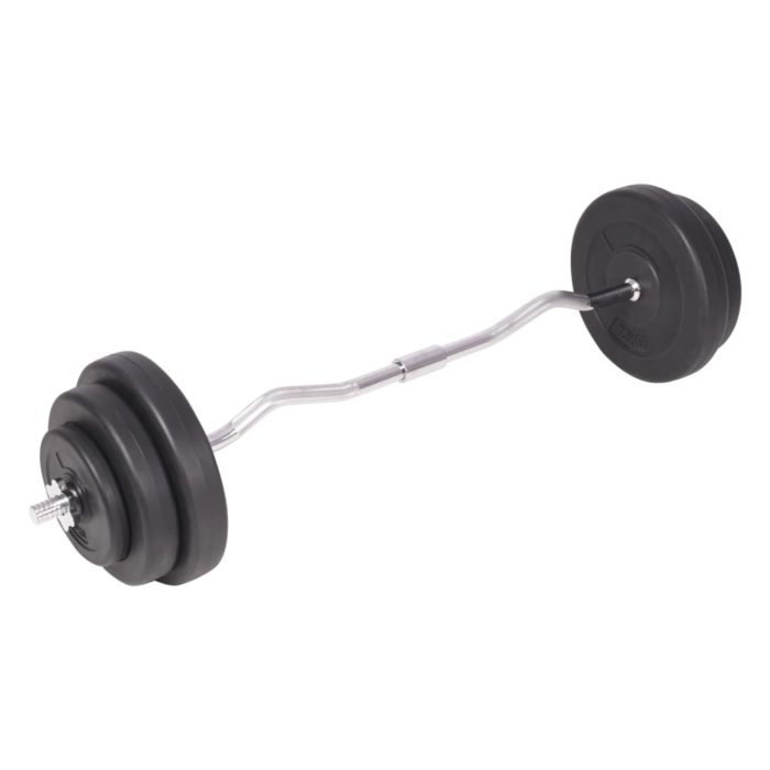 vidaXL Vektstang- og manualsett 120 kg