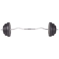 vidaXL Vektstang- og manualsett 120 kg