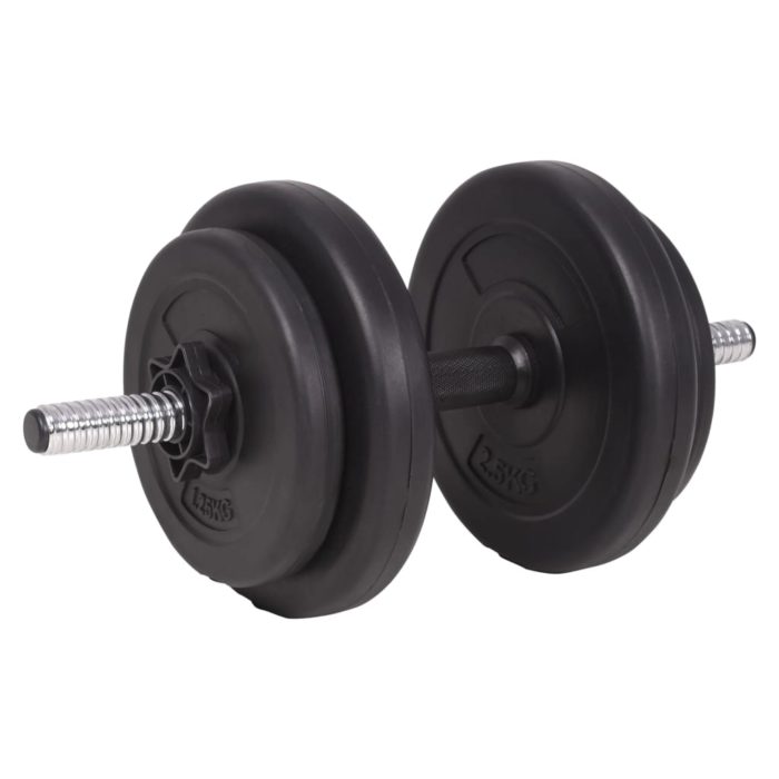 vidaXL Vektstang- og manualsett 120 kg