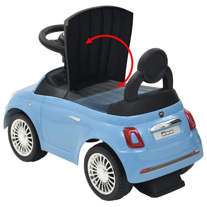 vidaXL Gåbil Fiat 500 blå