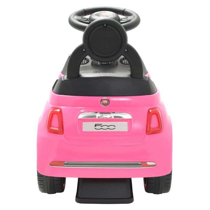 vidaXL Gåbil Fiat 500 rosa