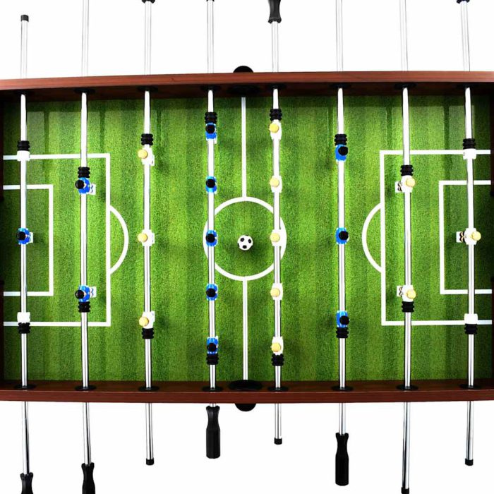 vidaXL Fotballbord stål 60 kg 140×74,5×87,5 cm brun