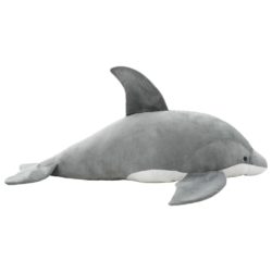 vidaXL Lekedelfin i plysj grå