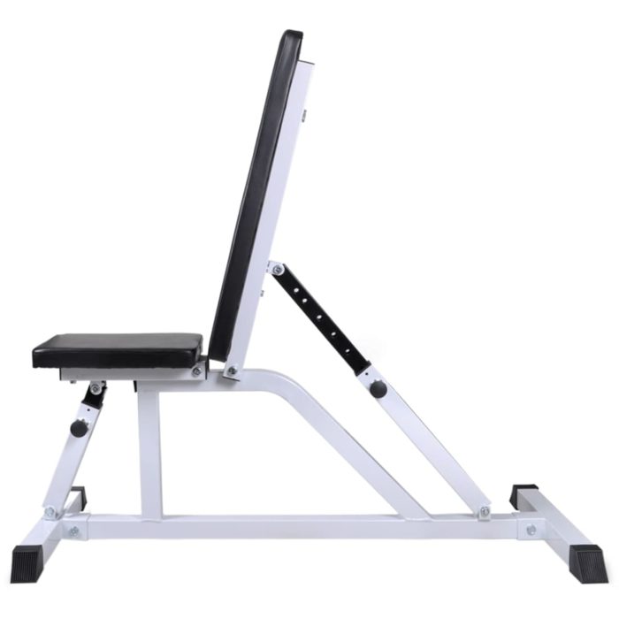 vidaXL Treningsbenk med vektstang og manualsett 30,5 kg