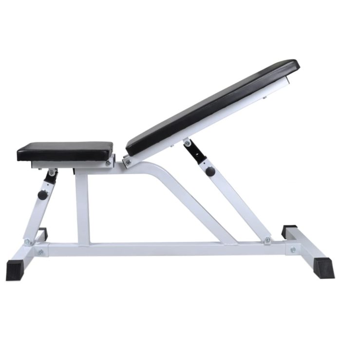 vidaXL Treningsbenk med vektstang og manualsett 30,5 kg