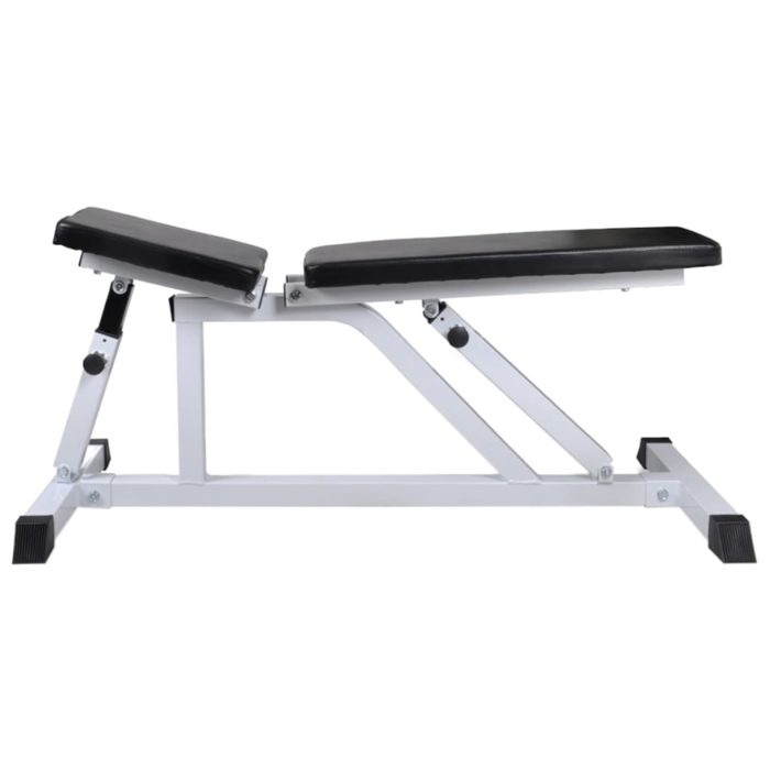 vidaXL Treningsbenk med vektstang og manualsett 30,5 kg