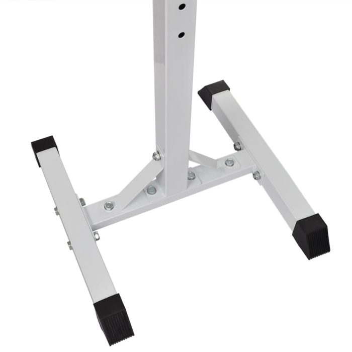 vidaXL Knebøy vektstangstativ med vektstang- og manualsett 30,5 kg