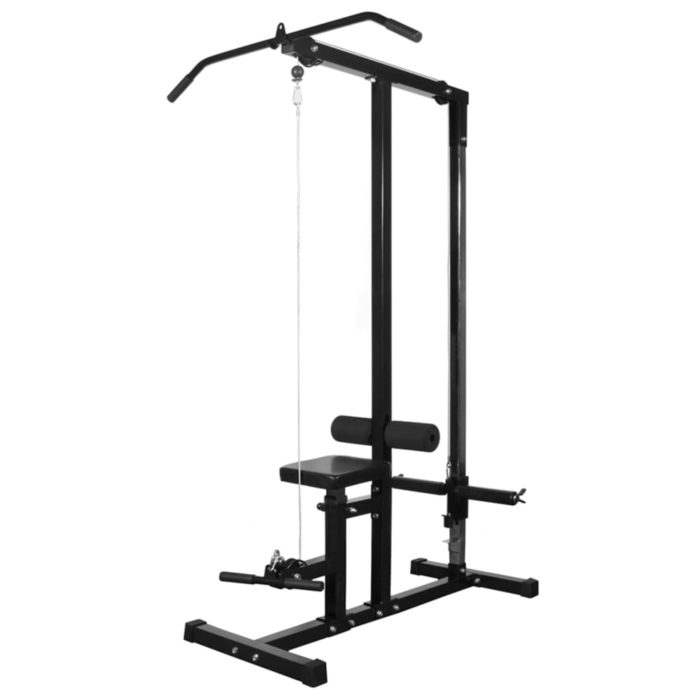 vidaXL Treningstårn med vektstang- og manualsett 30,5 kg