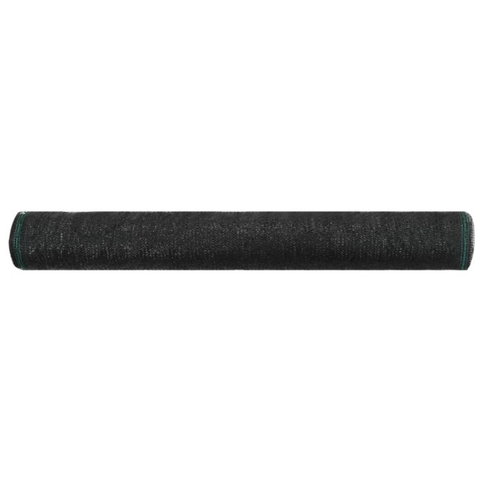 vidaXL Tennisskjerm HDPE 1,2×25 m svart